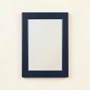 Ridge Arc Framed Wall Mirror - Navy (synthetic illustration; no displayed measurements)