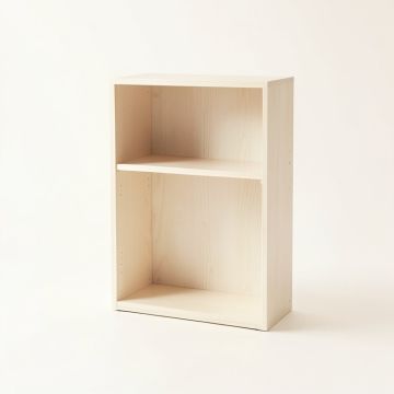Lake Dell Freestanding Bookcase - Ivory (synthetic illustration; no displayed measurements)