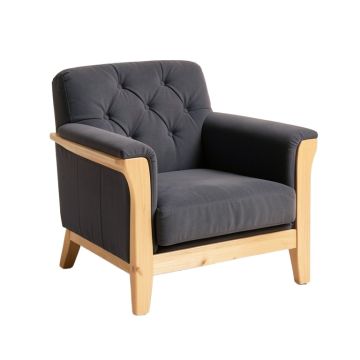 Waguespack 28.3 '' Wide Tufted Polyester Armchair