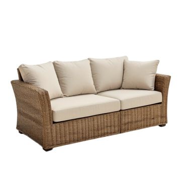 Millcreek Garden 4 Piece Rattan Sofa Seating Group With Cushions