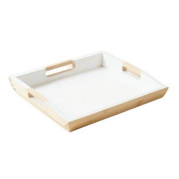 Lake Bend Serving Tray - White
