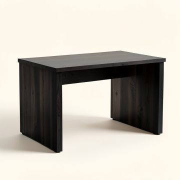 Writing Desk , Rustic Oak & Black Finish (synthetic illustration; no displayed measurements)