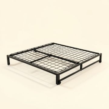 14 '' Folding Wire-Grid Bed Frame (synthetic illustration; no displayed measurements)