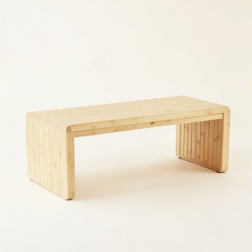 Bay Crossing Indoor Bench - Ivory (synthetic illustration; no displayed measurements)