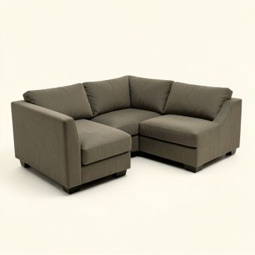 Laurel Canyon 124 '' Wide Symmetrical Down Cushion Corner Sectional (synthetic illustration; no displayed measurements)