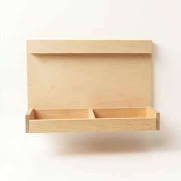 Laurel Dell Empty Wall-Mounted Tool Organizer Panel - Beige (synthetic illustration; no displayed measurements)