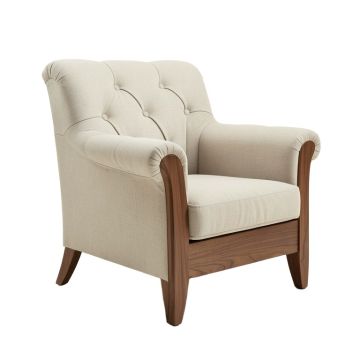 Schuh 32 '' Wide Tufted Cotton Armchair