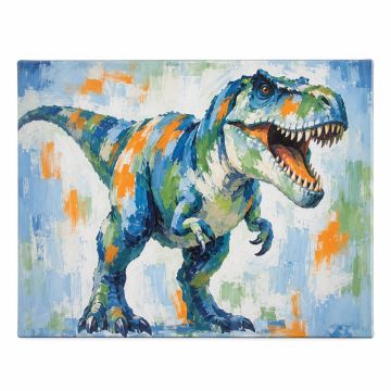 Brush Dinosaur Graphic Art