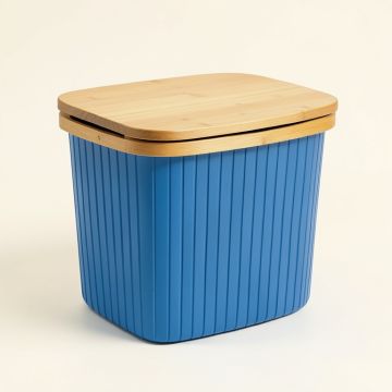 Alder Branch Laundry Hamper - Blue (synthetic illustration; no displayed measurements)