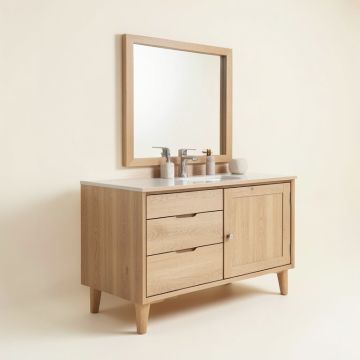 Freshour 55 '' Single Bathroom Vanity Set (synthetic illustration; no displayed measurements)
