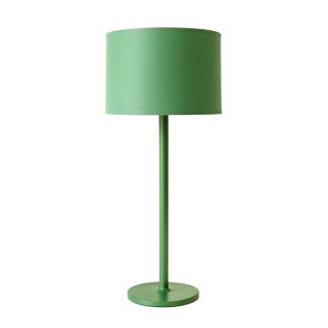 Dune Arc Floor Lamp With A Plain Fabric Shade