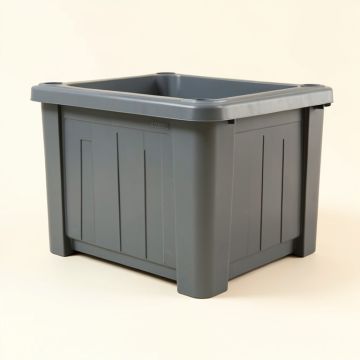 Storeaway 4 Ft. 3 In . W X 2 Ft. 5 In . D Plastic Horizontal Garbage Shed (synthetic illustration; no displayed measurements)