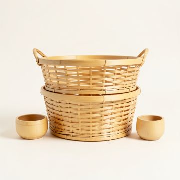 Cillian Bamboo 5-Piece Bathroom Accessory Set (synthetic illustration; no displayed measurements)