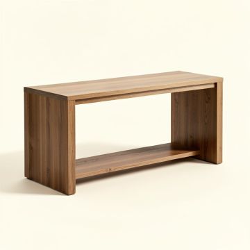 Lindsay Wood Console Table (synthetic illustration; no displayed measurements)