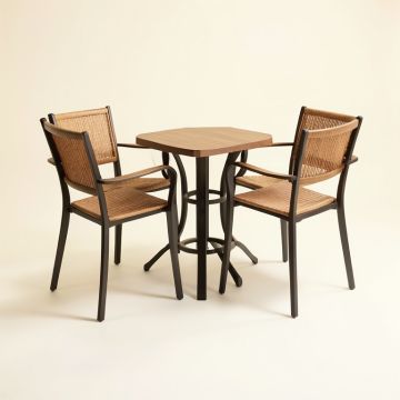 Wantaugh Outdoor 3 Piece Bistro Set (synthetic illustration; no displayed measurements)