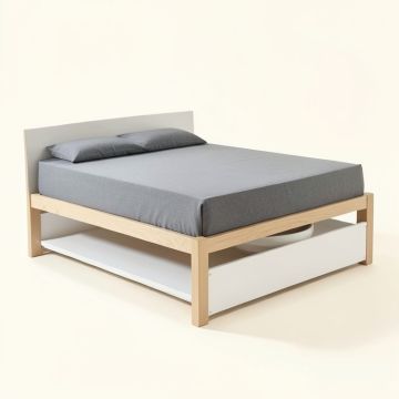 Twin Platform Bed With Shelves By Harper Orchard (synthetic illustration; no displayed measurements)