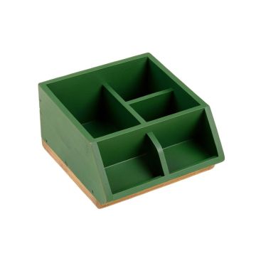 Pine Bluff Empty Coffee-Station Organizer - Green