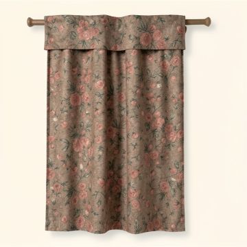 Hilliard Floral Room Darkening Thermal Rod Pocket Curtain Panels (synthetic illustration; no displayed measurements)