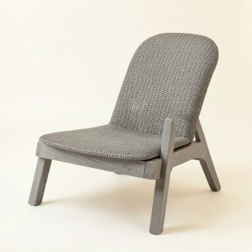 Summit Bend Outdoor Lounge Chair - Gray (synthetic illustration; no displayed measurements)