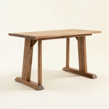 Ismay Extendable Trestle Dining Table (synthetic illustration; no displayed measurements)