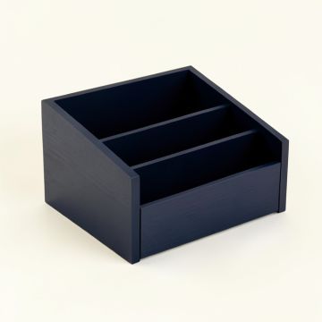 Vale Bluff Empty Coffee-Station Organizer - Navy (synthetic illustration; no displayed measurements)