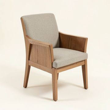 Pacific Beach Upholstered Solid Wood Dining Chair (synthetic illustration; no displayed measurements)