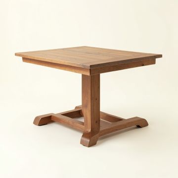 Calistoga Counter Height Trestle Dining Table (synthetic illustration; no displayed measurements)