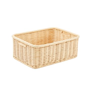 Ridge Arc Empty Storage Basket - Ivory