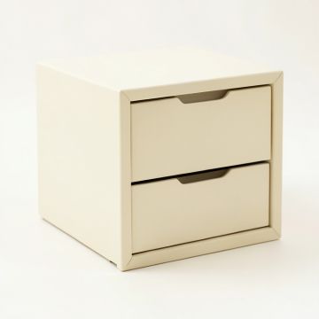 Stone Dell Small-Parts Storage Drawer Cabinet - Cream (synthetic illustration; no displayed measurements)