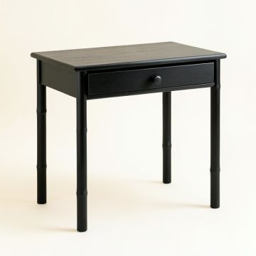 Ash Bridge Small Writing Desk - Black (synthetic illustration; no displayed measurements)