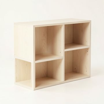 Cliff Crest Desktop Shelving Unit - Ivory (synthetic illustration; no displayed measurements)