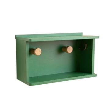 Cliff Dell Wall-Mounted Entryway Organizer Shelf - Green