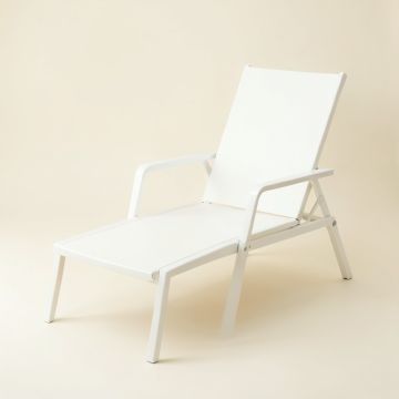 Brook Arc Outdoor Lounge Chair (synthetic illustration; no displayed measurements)
