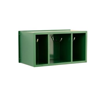 Vale Bend Wall-Mounted Entryway Organizer Shelf - Green