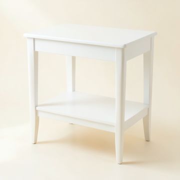 Reed Dell Side Table - White (synthetic illustration; no displayed measurements)