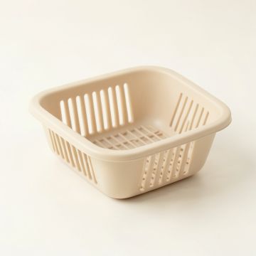 Slate Crossing Empty Under-Desk Cable Tray - Beige (synthetic illustration; no displayed measurements)