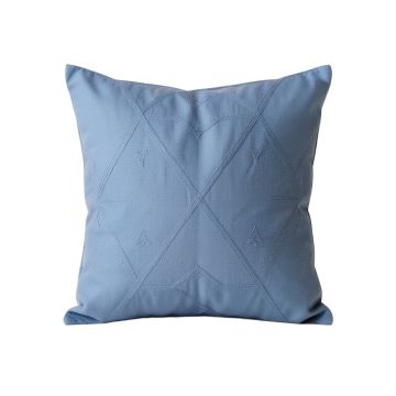 Ash Brook Filled Accent Pillow - Blue
