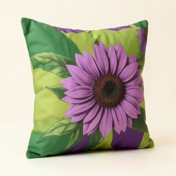 Laniel Sunflower Frenzy Flower Square Pillow Cover & Insert (synthetic illustration; no displayed measurements)