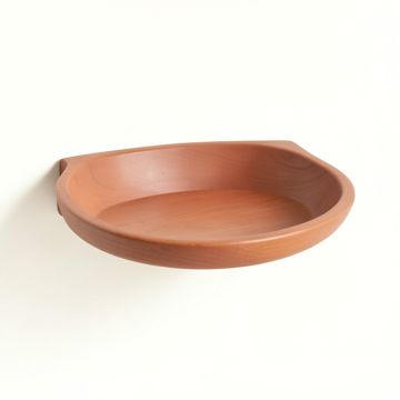 Vale Bend Wall-Mounted Cat Perch - Terracotta (synthetic illustration; no displayed measurements)