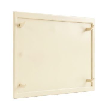 Heath Bridge Empty Wall-Mounted Tool Organizer Panel - Cream