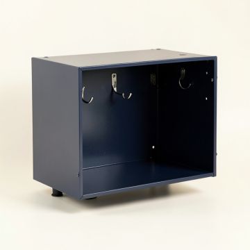 River Arc Empty Mug-Storage Cabinet Insert - Navy (synthetic illustration; no displayed measurements)