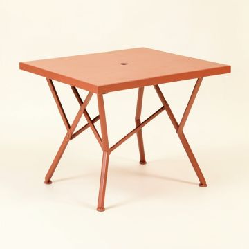 Dune Dale Patio Table - Terracotta (synthetic illustration; no displayed measurements)