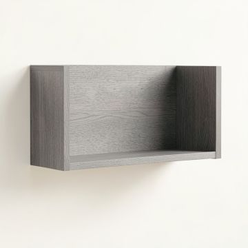 Rowan Bridge Wall-Mounted Shelf - Gray (synthetic illustration; no displayed measurements)