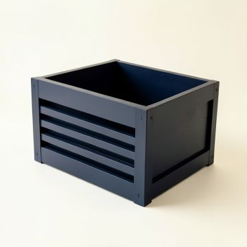 Spruce Edge Empty Furniture-Style Litter Enclosure - Navy (synthetic illustration; no displayed measurements)