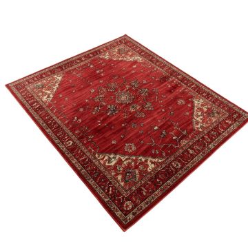 Wanamie Power Loom Red Rug
