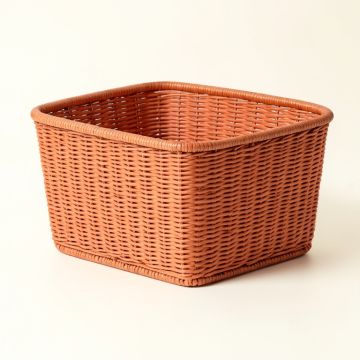 Shore Bluff Empty Storage Basket - Terracotta (synthetic illustration; no displayed measurements)