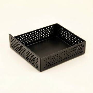 River Arc Empty Under-Desk Cable Tray (synthetic illustration; no displayed measurements)