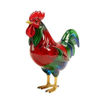 Rossen Rooster Favrile Figurine