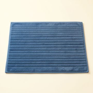 Harbor Falls Bath Mat - Blue (synthetic illustration; no displayed measurements)