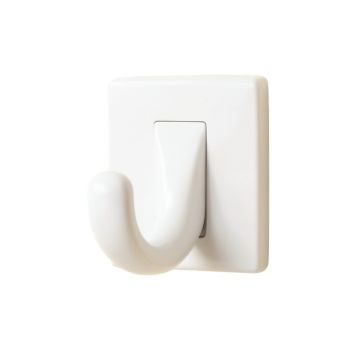 Moss Branch Wall-Mounted Robe Hook - White